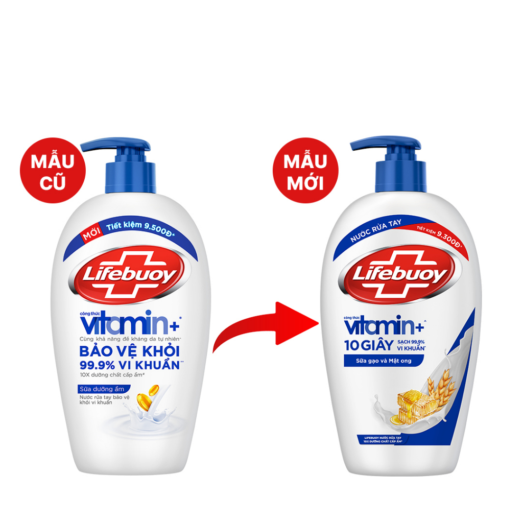 Nước Rửa Tay Lifebuoy Bảo Vệ Khỏi 99.9% Vi Khuẩn Gây Bệnh Hỗ Trợ Cùng Đề Kháng Da Tự Nhiên 450G | BigBuy360 - bigbuy360.vn