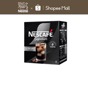 Cà phê đen hòa tan NESCAFÉ Signature Hộp 10 gói ĐẬM ĐÀ TUYỆT HẢO