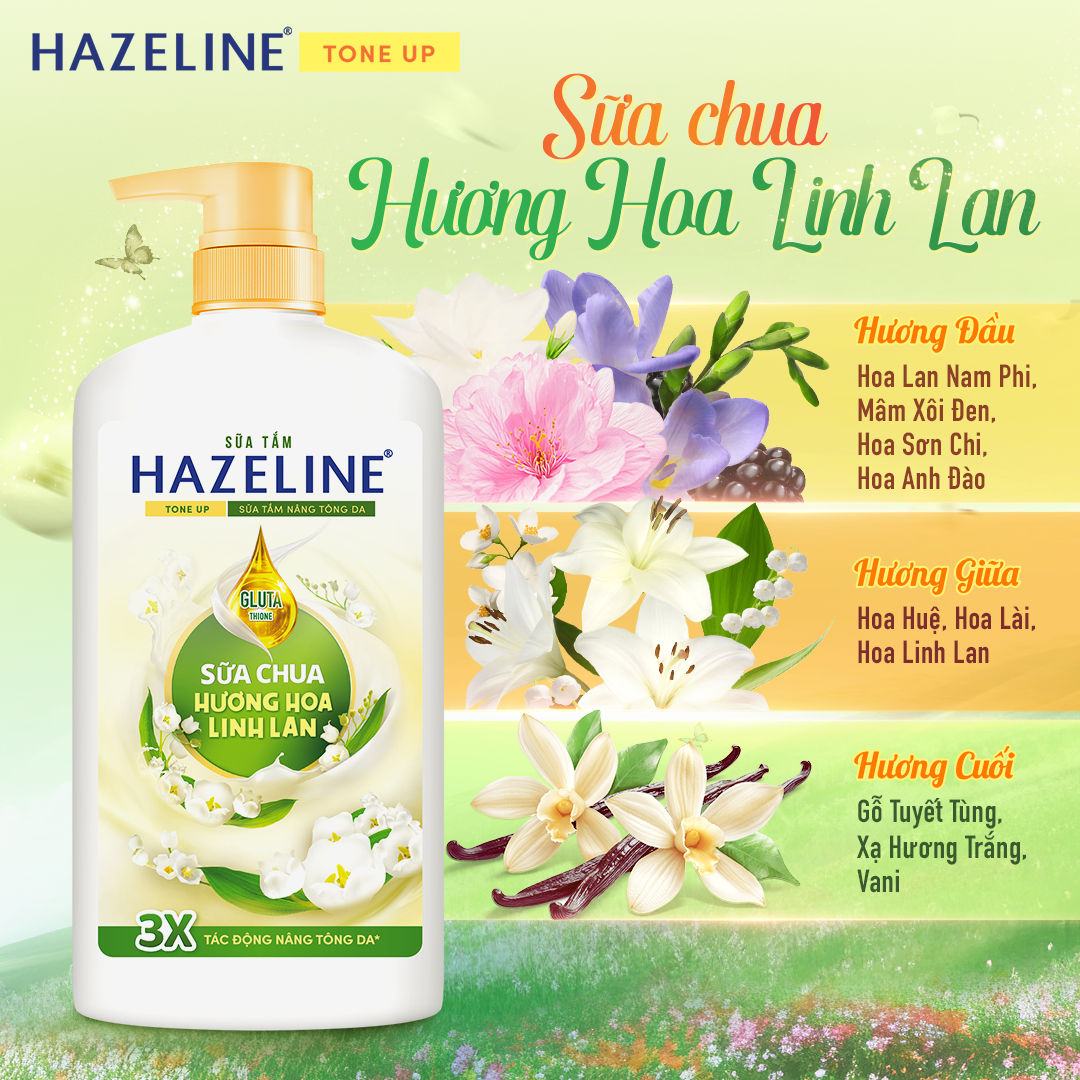 Sữa tắm Hazeline Tone Up Sữa Chua 670g | BigBuy360 - bigbuy360.vn