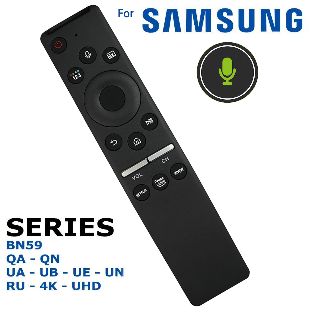  Điều khiển giọng nói TV Samsung - Chất lượng cao cấp - Tương thích với TV thông minh Samsung có điều khiển bằng giọng nói