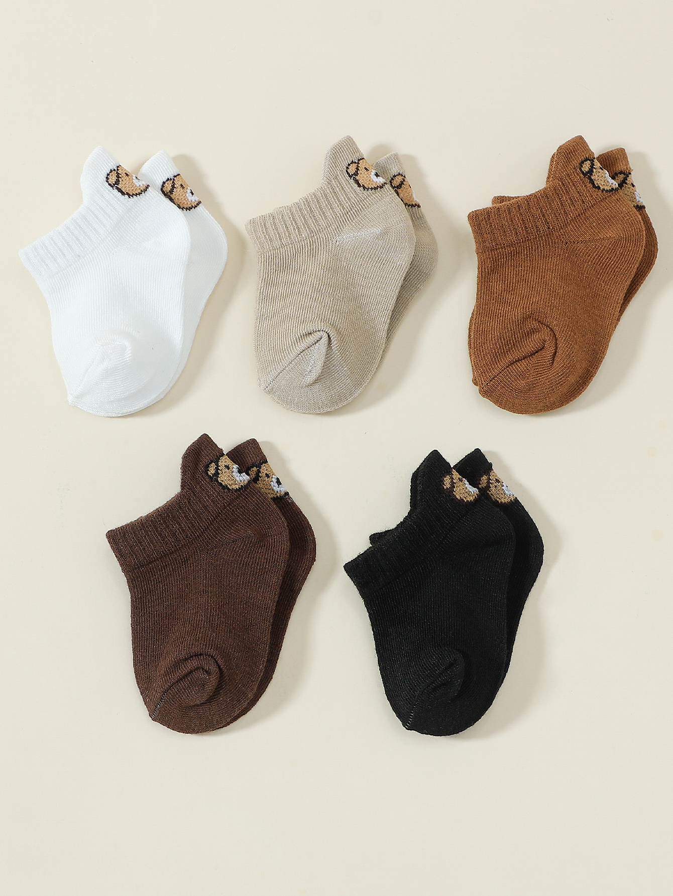 Hoạt Hình Gấu Bé Thuyền Tất Cotton Thoáng Khí Mềm Mại Nhiều Màu Cho Bé 0-4 Tuổi Trẻ Sơ Sinh Mặc Hàng Ngày Quà Tặng