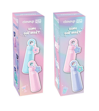 [PC gift] Bình giữ nhiệt charm hoa Whitenow (Mẫu ngẫu nhiên)