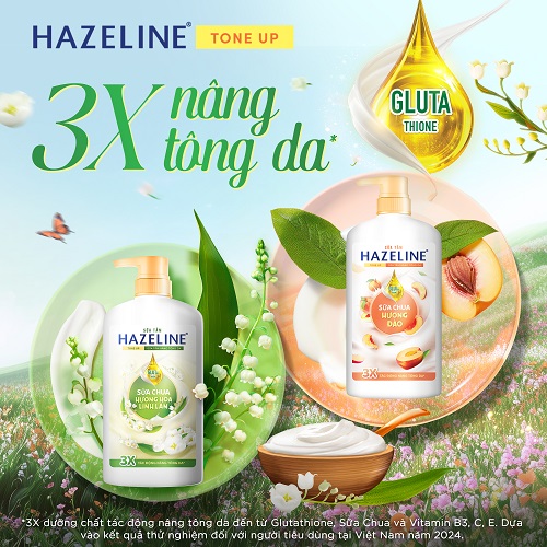 Sữa tắm Hazeline Tone Up Sữa Chua 670g | BigBuy360 - bigbuy360.vn