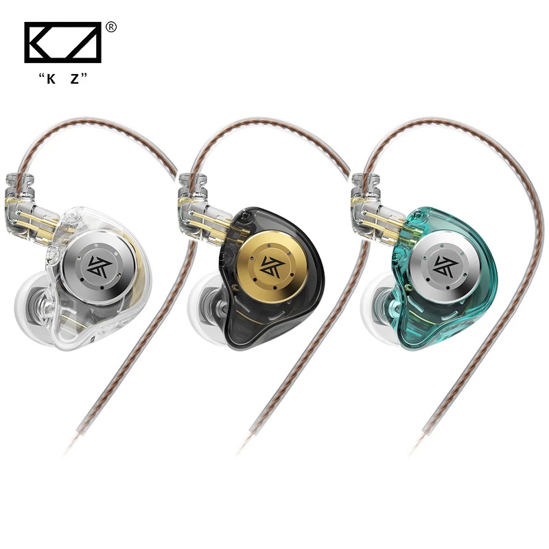  Tai nghe có dây KZ EDX Pro nhét tai khử tiếng ồn âm thanh nổi HiFi chống nước thời gian chơi dài ổn định HD gọi cho điện thoại thông minh