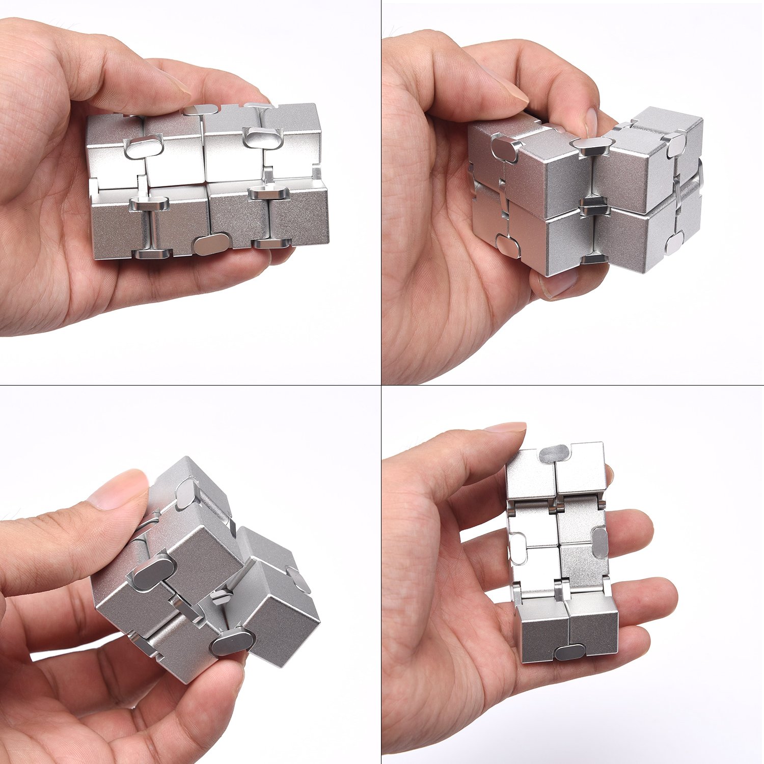 Infinity Cube Fidget Toy Metal Magic Cube Giảm căng thẳng, Đồ chơi cảm ...