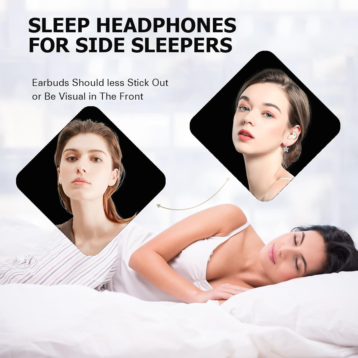 X55 Tai Nghe Ngủ Không Dây Bluetooth 5.4 Tai Nghe Màn Hình LED Hi-fi Stereo Chống Thấm Nước Chống Ồn-Canceling Tai Nghe Âm Bass Sâu Âm Nhạc Acoustic Rõ Ràng Độ Nét Cao | BigBuy360 - bigbuy360.vn