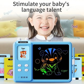 Máy Tính Bảng Đồ Chơi Màn Hình LCD 224 Chữ Cái Cho Bé 2 3 4 5 6 Tuổi