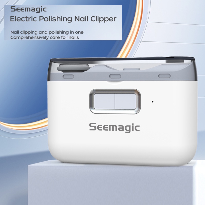 Bộ Tông Đơ Đánh Bóng Móng Tay Tự Động 2 Trong 1 Youpin Seemagic An Toàn Cho Người Lớn Và Trẻ Em