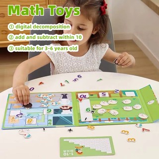 Đồ Chơi Giáo Dục Nhận Thức Toán Học Dán Nam Châm Cho Trẻ Mẫu Giáo