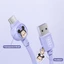 DISNEY Dây Cáp Sạc Nhanh 1m Loại c Micro USB 5A Họa Tiết Hoạt Hình Mickey Minnie Winnie The Pooh Alien Lotso