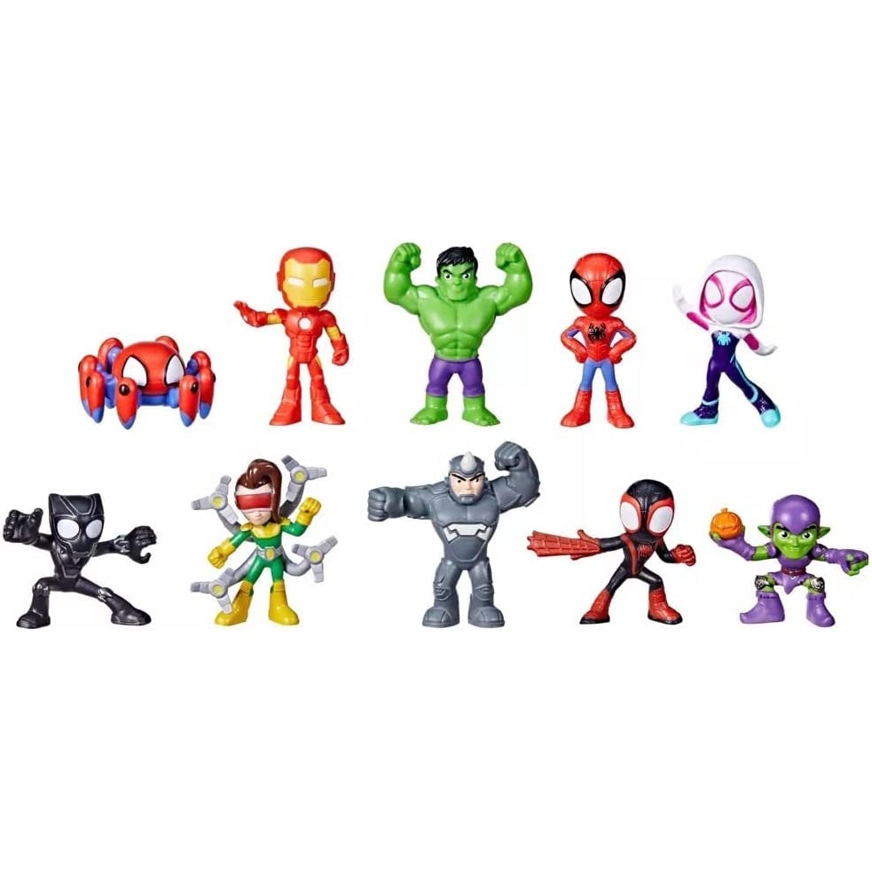 Bộ Sưu Tập 5 Mô Hình Nhân Vật Phim Marvel Spidey and His Amazing Friends