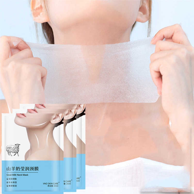 1 Mặt Nạ Sữa Dê Collagen Chống Nếp Nhăn Lão Hóa Dưỡng Ẩm Làm Săn Chắc Da Vùng Cổ