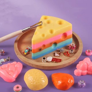 Children's handmade toys Digging for treasure Rainbow soap Archaeological digging bracelet DIY toys Girls' toys
