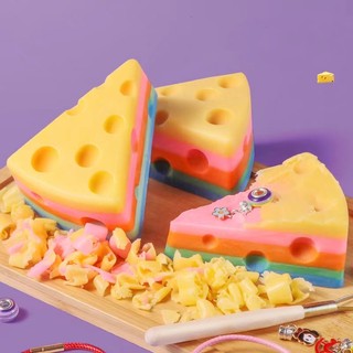 Children's handmade toys Digging for treasure Rainbow soap Archaeological digging bracelet DIY toys Girls' toys