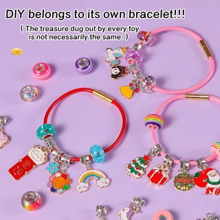 Children's handmade toys Digging for treasure Rainbow soap Archaeological digging bracelet DIY toys Girls' toys