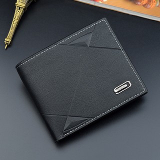 Ví Ngắn Retro Cho Nam Ví Đựng Thẻ Có Khóa Kéo, Túi Đựng Tiền Xu Ví Công Sở Cho Nam.