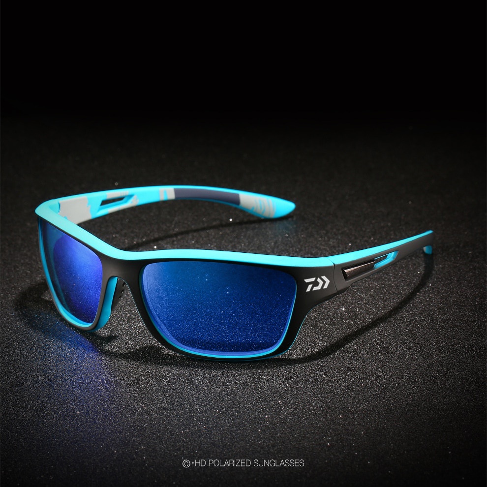 DAIWA Kính Mát Phân Cực Kính Thể Thao Unisex Kính Đi Xe Đạp Siêu Nhẹ Câu Cá Đi Bộ Đường Dài Kính Mát UV400 Thiết Bị Xe Đạp