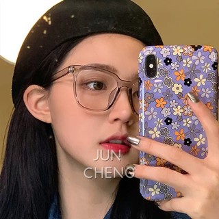 Kính chống bức xạ Photochromic dành cho nam và nữ Kính mắt vuông đơn giản chống xanh Kính râm bóng ngoài trời