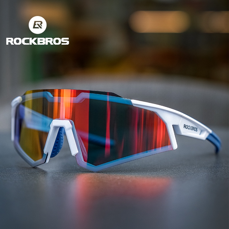 【Giao hàng 3 ngày】Rockbros Kính Mát Phân Cực Chống Gió & Bụi Cho Nam Nữ Khi Đạp Xe, Chạy Bộ