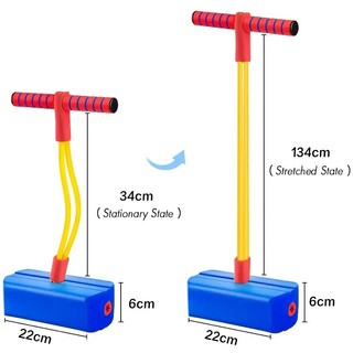 Gậy Pogo Đồ Chơi Ngoài Trời Bằng Xốp Đàn Hồi Cho Bé 3 Tuổi Có Thể Lên Đến 250 Pounds