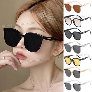 Mới Thời Trang Hàn Quốc Retro Khung Lớn Kính Mát Nam Nữ Vuông Mèo Bóng Mắt Chống Tia UV Kính Mắt