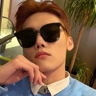 Mới Thời Trang Hàn Quốc Retro Khung Lớn Kính Mát Nam Nữ Vuông Mèo Bóng Mắt Chống Tia UV Kính Mắt