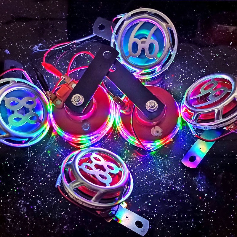 Còi xe Hơi / Mô Tô Đuôi Ốc Sên Nhiều Màu 12v Chất Lượng Cao