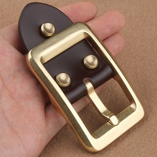 Thắt Lưng Nam Khóa Đầu Da Bò Chiều Rộng 4cm