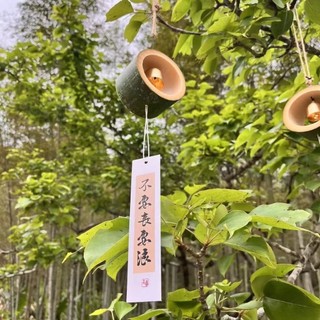 Tre Chuông Gió Mặt Dây Chuyền Mẫu Giáo Handmade diy Chuông Gió Mặt Dây Chuyền B & B Trang Trại Ảnh Đồng Hồ Trang Trí