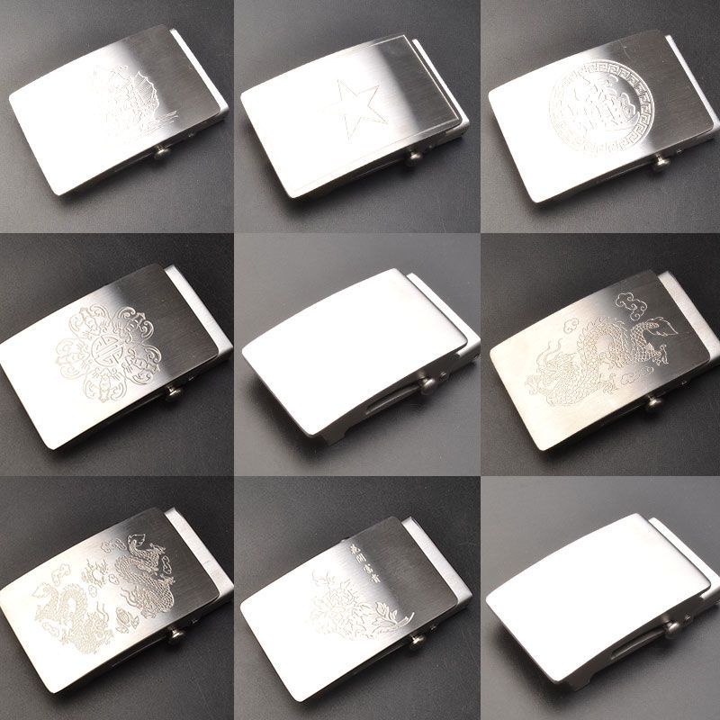 Khóa dây nịt nam 00516 | Thép không gỉ nguyên chất | Khóa con lăn tự động | Nội rộng 36mm & 40mm | Không răng không lỗ | Phụ kiện dây nịt quần | Phong cách công sở & giải trí | Khóa cao cấp bền không gỉ