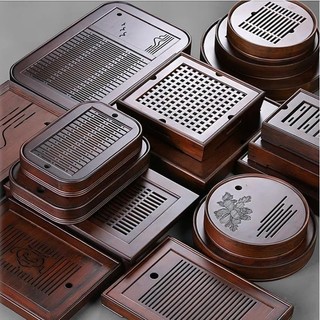 Trà Rửa & Khay Trà 01218 Lưu Trữ Nước Khay Trà Tre Hộ Gia Đình Đơn Giản Lớn Vừa Kích Thước Nhỏ Trà Trà Trà Trà Trà Trà Tre Khay Trà Bộ Trà