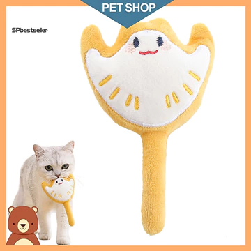 Đồ chơi cho mèo Sp Đồ chơi cho mèo bền bỉ Catnip Đồ chơi đại dương sang trọng cho mèo – Hình dạng tia cá mập Kicker Đồ mọc răng mềm để giảm căng thẳng Nha khoa trong nhà hoàn hảo