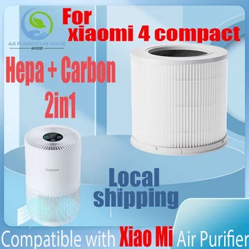 Nâng Cấp Mới Nhất Cho Tấm Lọc xiaomi air Model 4compact Máy Lọc hepa + carbon Chống Bụi PM2.5 OEM