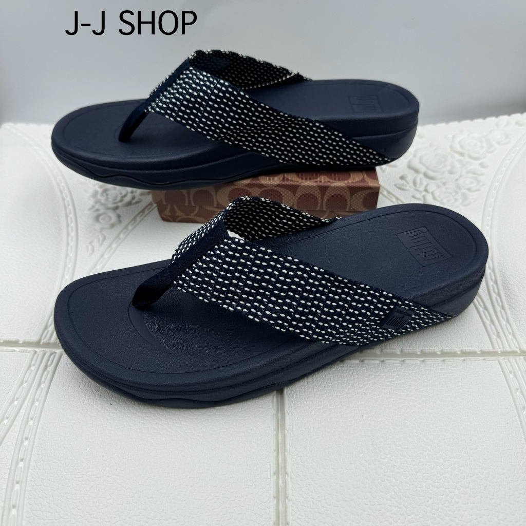 Giày Fitflop Cho Nữ Và Nam 2 Lớp Logo Vuông Sức Khỏe Công Việc Rất Đẹp Không Có Keo Dư Lượng.