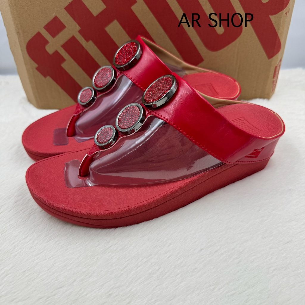 Giày Fitflop dành cho nữ Dép xỏ ngón Công việc đẹp Trọng lượng nhẹ Mềm mại thoải mái khi đeo không cắn chân như thể hiện trong bức ảnh.