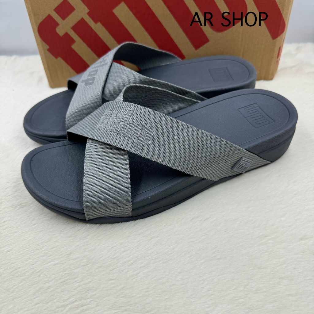 Giày Slip-On Fitflop Dành Cho Nam Làm Từ Vải Làm Việc Đẹp Trọng Lượng Nhẹ Thoải Mái Mặc Đi Bộ Bền Đẹp Trong Mọi Hoạt Động.