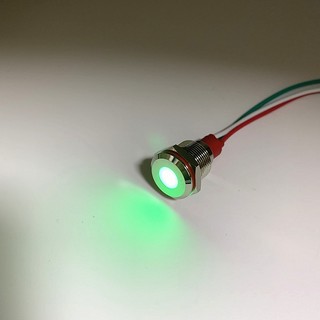 Đèn báo ba màu kim loại hai màu 8 / 12 / 16MM Đèn tín hiệu có dây LED Co-Yang Đỏ Xanh Vàng Thép không gỉ chống nước