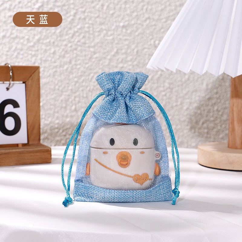 【ABD】Túi dây rút làm bằng vải cotton có cửa sổ Dễ thương | Shopee Việt Nam