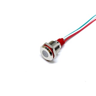 Đèn báo ba màu kim loại hai màu 8 / 12 / 16MM Đèn tín hiệu có dây LED Co-Yang Đỏ Xanh Vàng Thép không gỉ chống nước