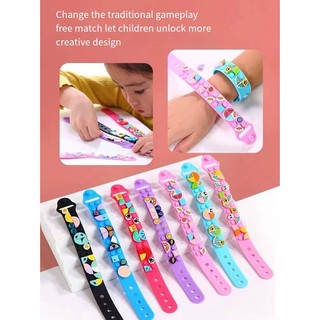 Bộ 29 Khối Đồ Chơi Lắp Ghép Vòng Tay handmade Có Thể Điều Chỉnh Độ Dài Sáng Tạo Cho Bé Trai Và Bé Gái