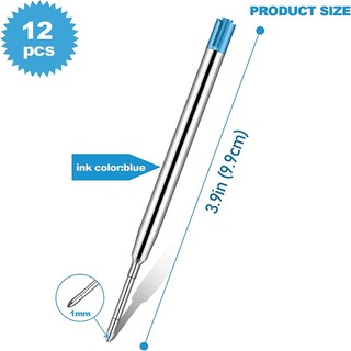424 Kim Loại Đổ Đầy Đủ Chiều Dài 99mm Đổ Lại G2 Kim Loại Bóng Nạp Lại Đa Năng Nạp 12 Chiếc Gói