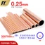 Ống Đồng Dày 0.25mm 300 500mm OD 2 2.5 3 3.5 4 4.5 5 5.5 6 7 8 9 10mm Siêu Mỏng