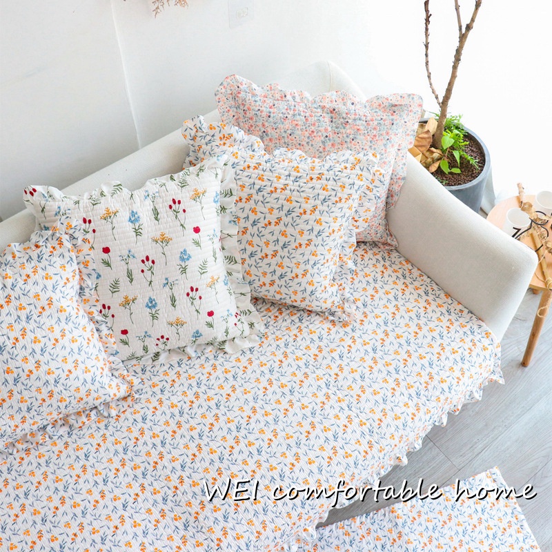 Vỏ Bọc Ghế Sofa Chống Trượt Chất Liệu Cotton Phong Cách Bắc Âu