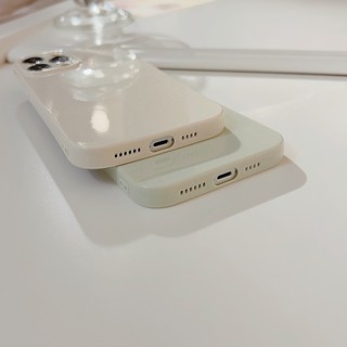 Ốp Điện Thoại Tpu Mềm Màu Trơn Cho IPhone 14 14pro Max 14plus 13 13pro 13mini 12 11 Pro Max IX XR SE2 I8 Plus