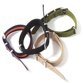 Dây Đồng Hồ Đeo Tay 18mm 20mm 22mm 007 ZULU Bằng Vải Nylon Màu Xanh Quân Đội Có Khóa Thép Cho Nam Và Nữ