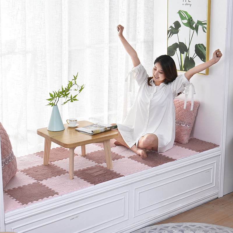 Thảm Lót Sàn Hình Vuông 30 * 30cm Có Thể Giặt Được