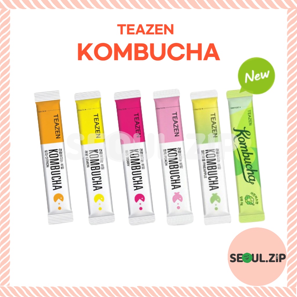 [Teazen] Kombucha Powder, Lemon, Peach, Berry, Pineapple, Shine Musket