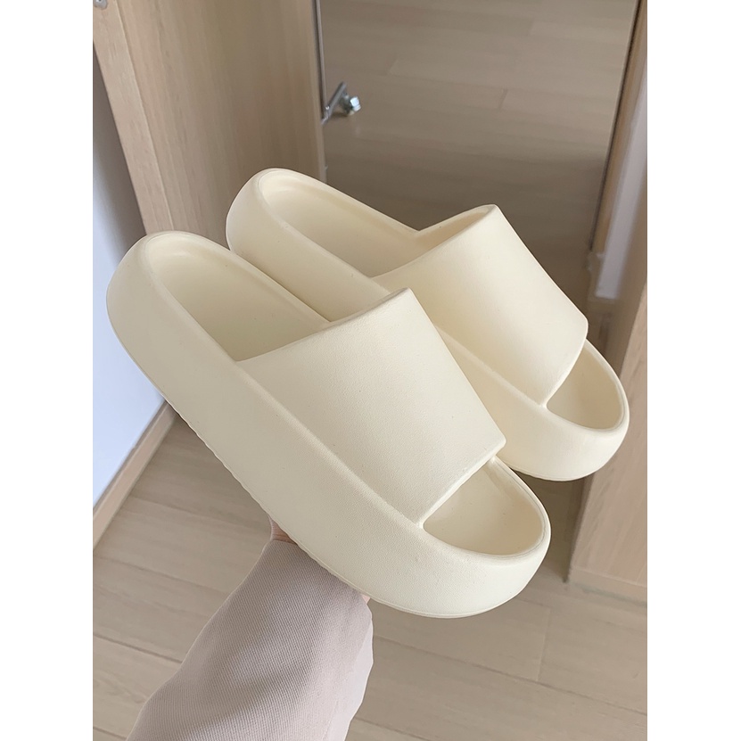 Dép đế dày nâng cao thời trang đơn giản Dép đi trong nhà Dép gia dụng EVA Khử mùi chống mài mòn Giày sandal thông thường Giày đi biển