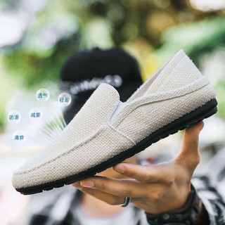 Giày Lười Chất Liệu Canvas Thoáng Khí Thời Trang Mùa Hè Cho Nam