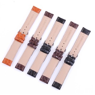 Dây Da Bò 12-24mm 20mm 22mm Họa Tiết Da Cá Sấu Phong Cách Cổ Điển Sang Trọng